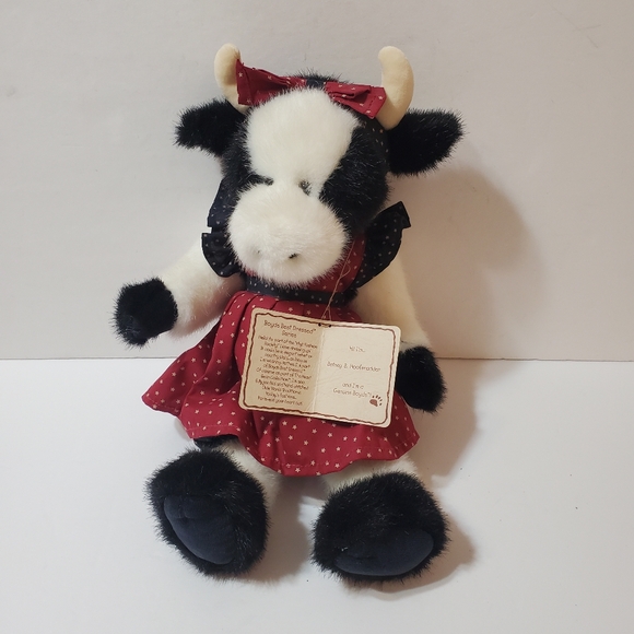 Betsey B. Hoofenudder-Boyds Bears Cow #93553V QVC Exclusive Hard to Find - Picture 10 of 15
